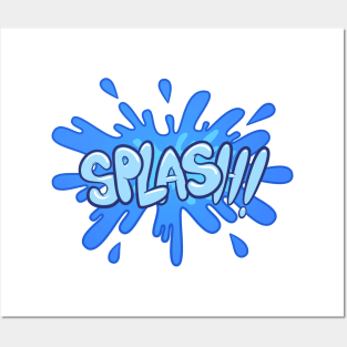 Splash - Comic Book Funny Sound Effects Posters and Art